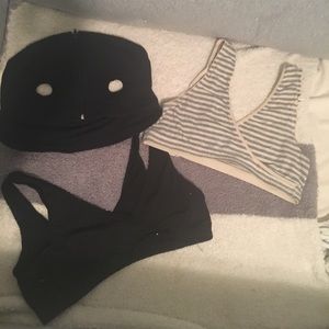 Medela hands free bra size L also 2 nursing bras