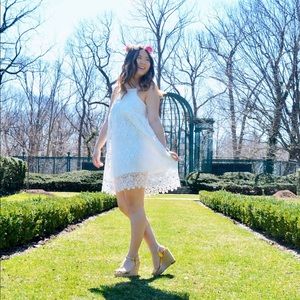 TOBI FLORAL MIDI DRESS