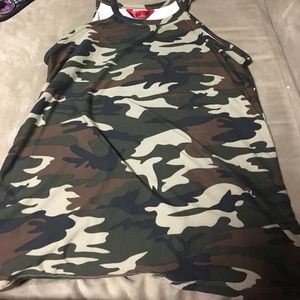 Camo tank top