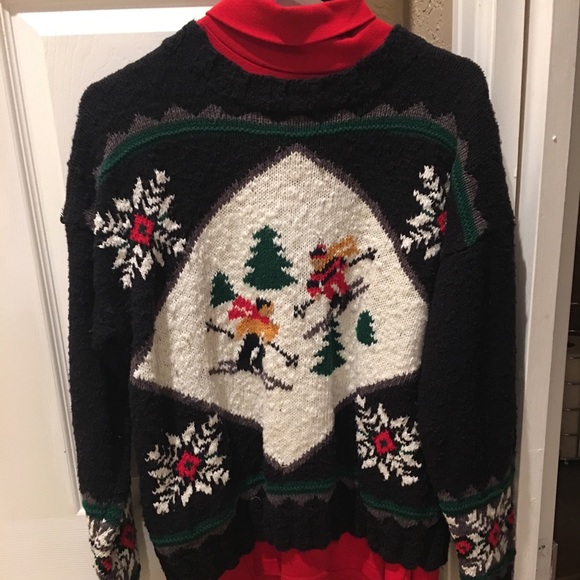 Sweaters - Super cute Handknit ski sweater