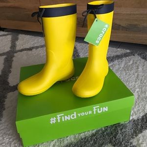 Crocs freesailrain boot lemon
