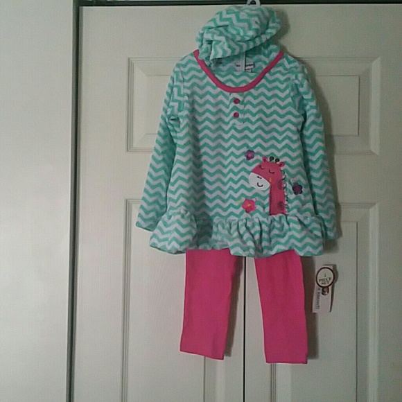 Buster Brown Other - GIRLS TWO PIECE  HOODED SETS.