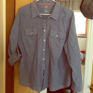St. John’s Bay Chambray button up top