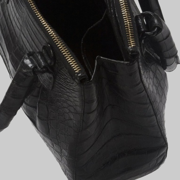 NANCY GONZALEZ Crocodile Mini Double-Zip Executive - Picture 3 of 3