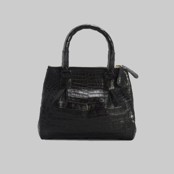 NANCY GONZALEZ Crocodile Mini Double-Zip Executive - Picture 2 of 3