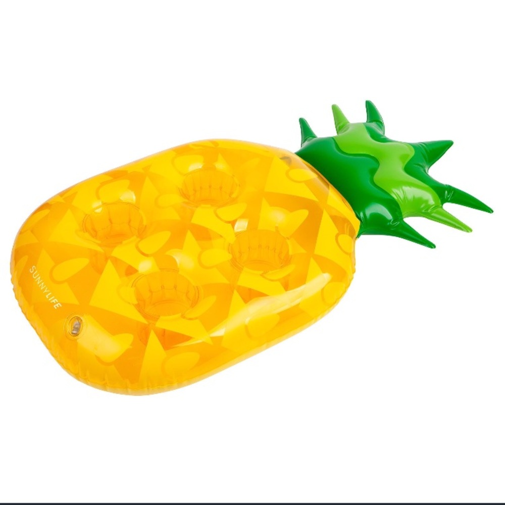 Inflatable Pineapple Drink Holder - Picture 2 of 2