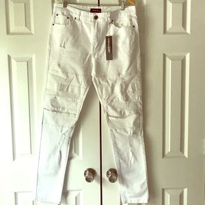 ‼️PRICE DROP‼️Men's White Kayden K Skinny Jeans