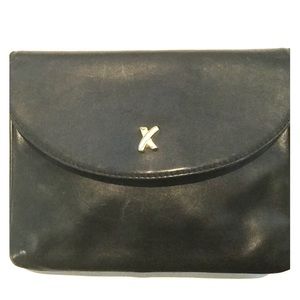 Paloma Picasso Small Black Leather Purse