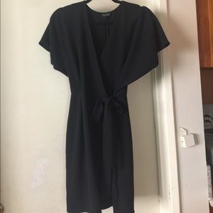 Topshop kimono sleeve wrap dress sz 4