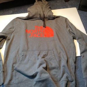 Large north face sweatshirt