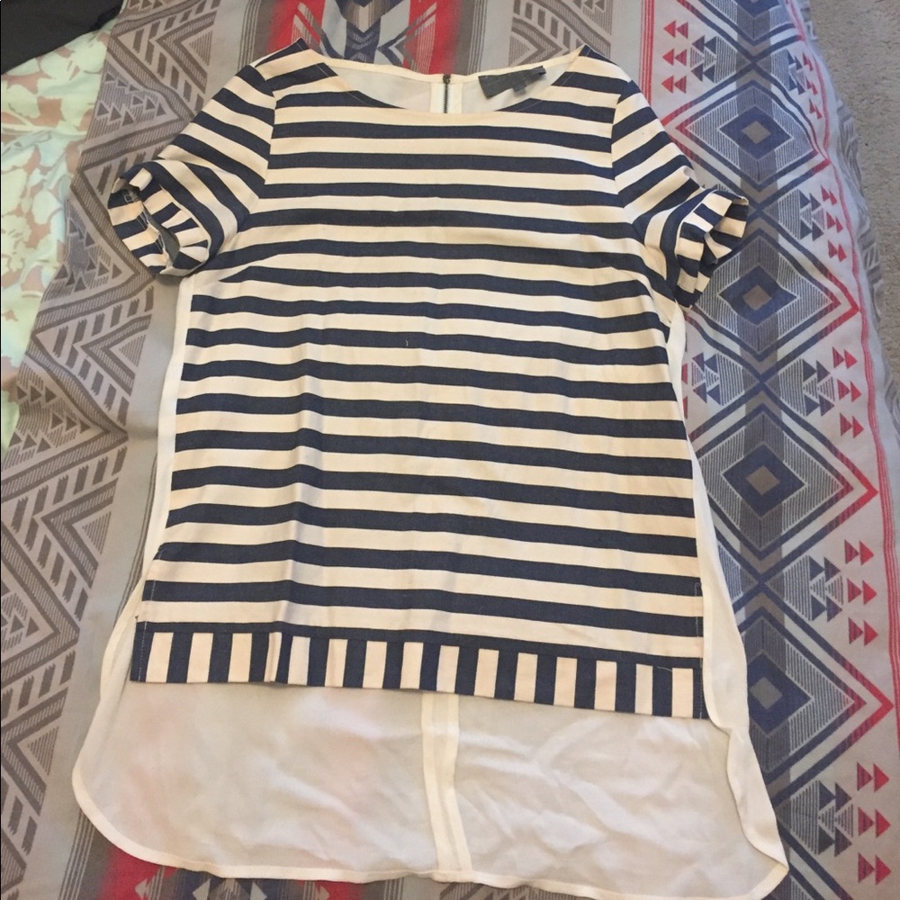 Cute sheer back anthrologie top