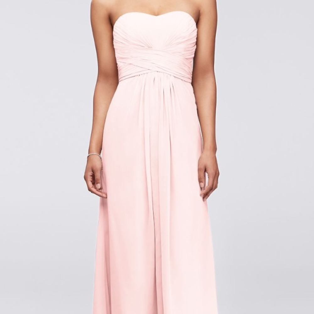 David's Bridal Bridesmaid Dress F15555 Petal