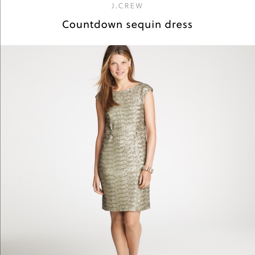 NWT J.Crew Sequin Cocktail Dress