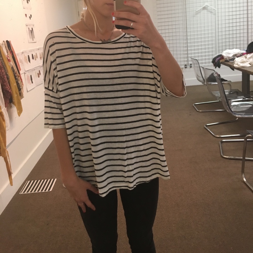 Amuse striped tee