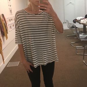 Amuse striped tee