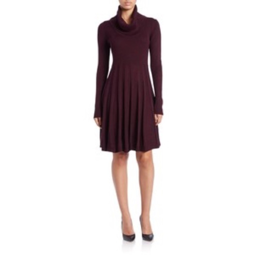 Calvin Klein Pleated Sweater Dress