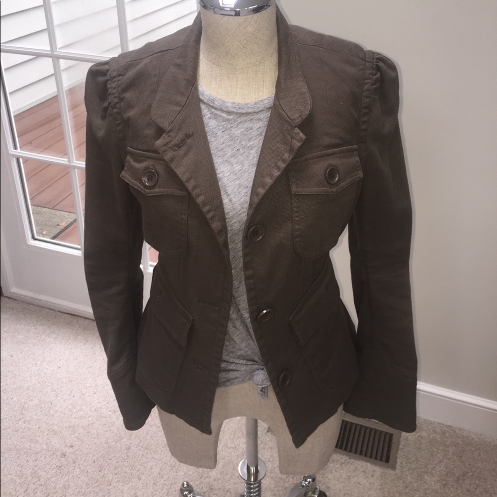 Military Green fitted jacket