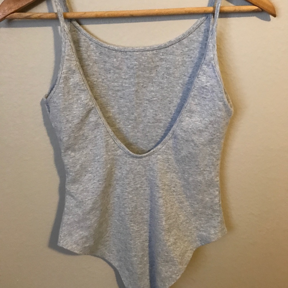 Open back body suit