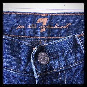 7 for all mankind bootcut jeans size 28
