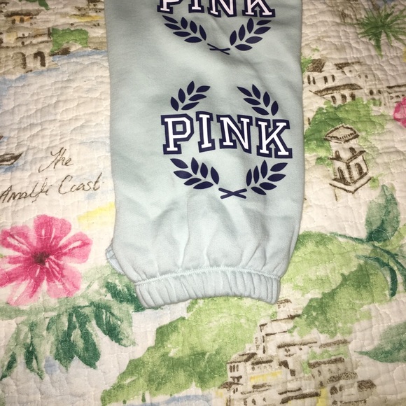 BRAND NEW PINK W TAGS VS XSMALL CAMPUS SWEAT PANTS - Picture 3 of 5