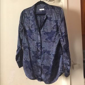 Equipment silk blouse sz S