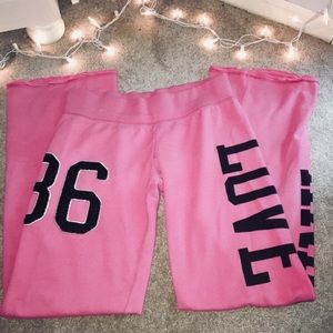 VS PINK sweat pants. Size XS