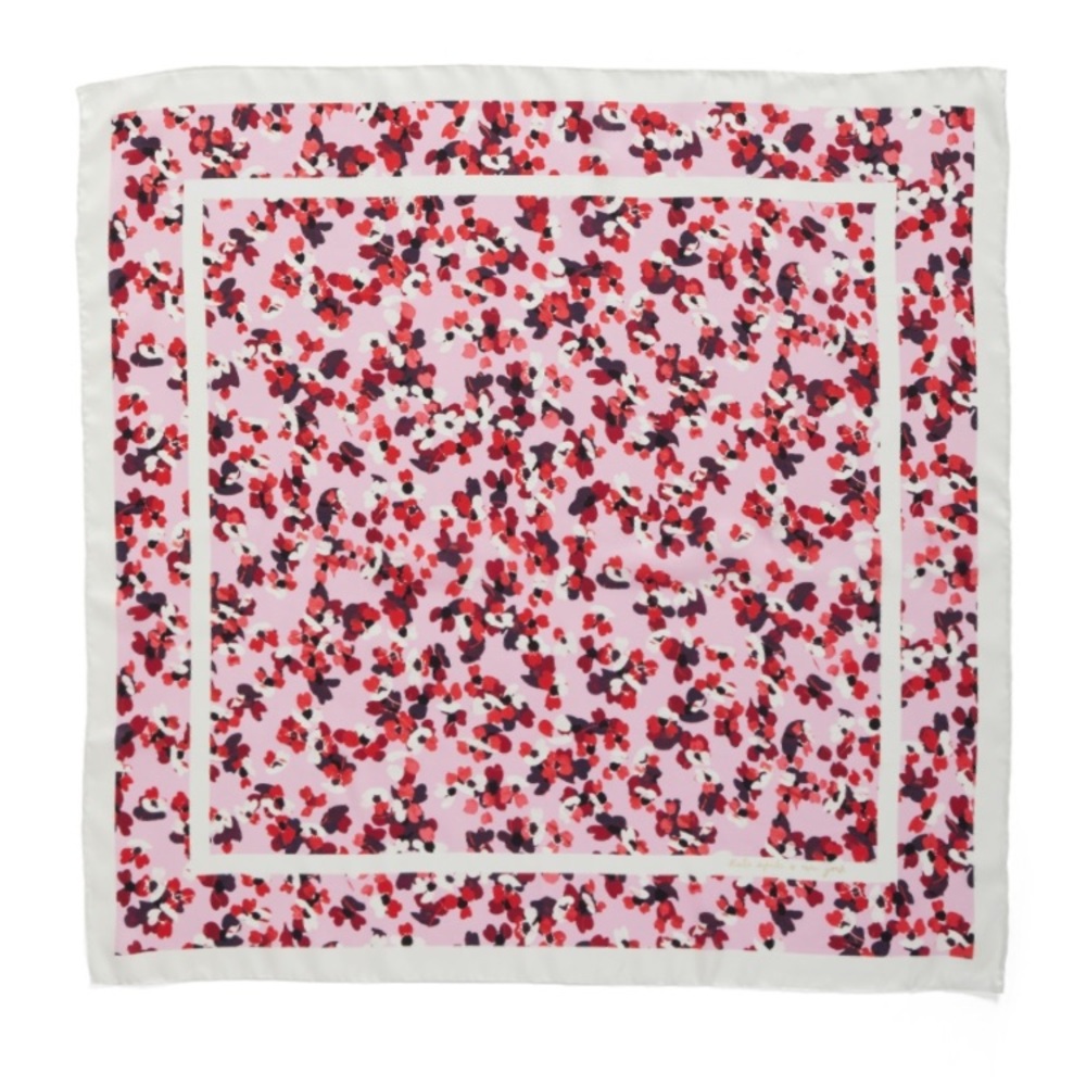 NWT Kate Spade Floral Silk Scarf - Picture 4 of 5