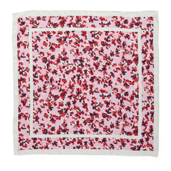 NWT Kate Spade Floral Silk Scarf - Picture 4 of 5