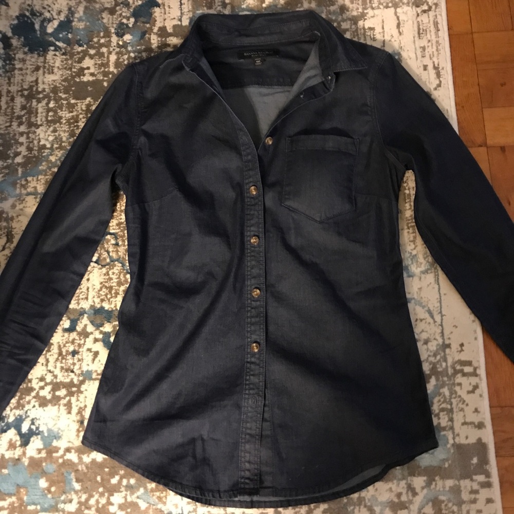 Jean button down staple