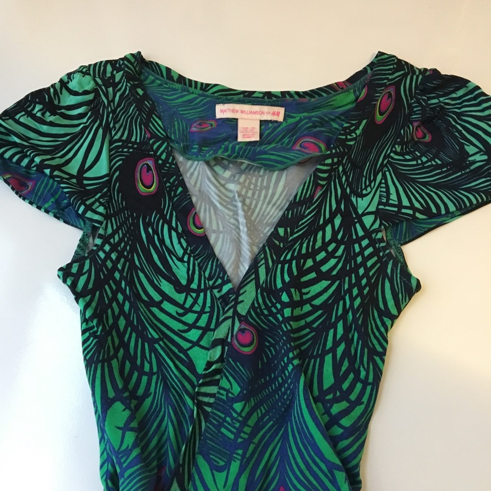 Matthew Williamson for H&M Peacock Wrap Dress