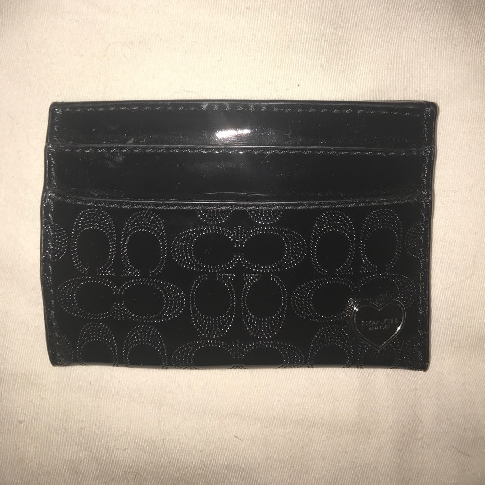 🎈LIKE NEW🎈Coach patent leather coin pouch