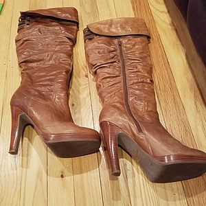 Tan boots