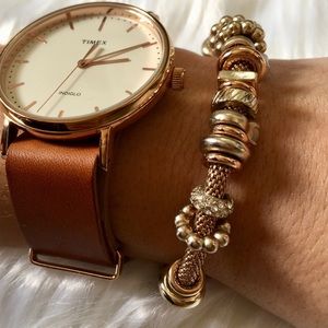 Rose Gold Charm Bracelet