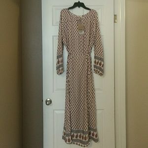 Nwt Boho Moroccan look maxi dress