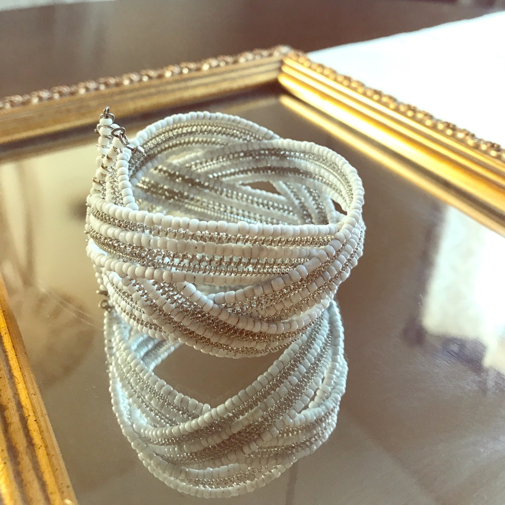 Anthropologie Beaded Cuff