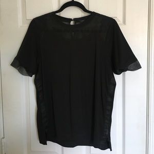 J.Crew t-shirt with mesh panels