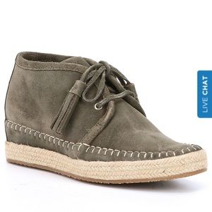 Michael Kors Kendrick Lace Up Wedge in Cement