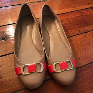 Tan Banana Republic Flats