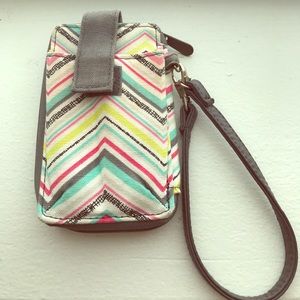 Phone and card wristlet