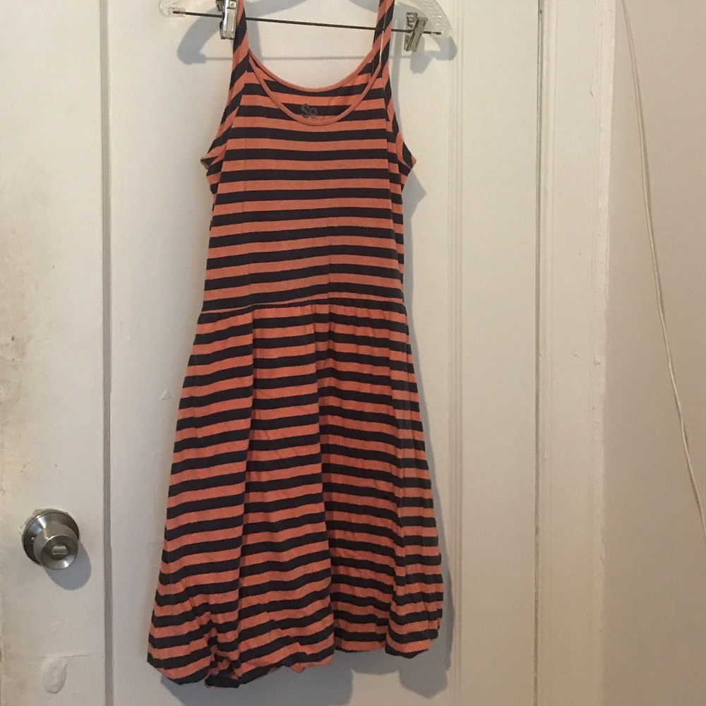 Short striped dress