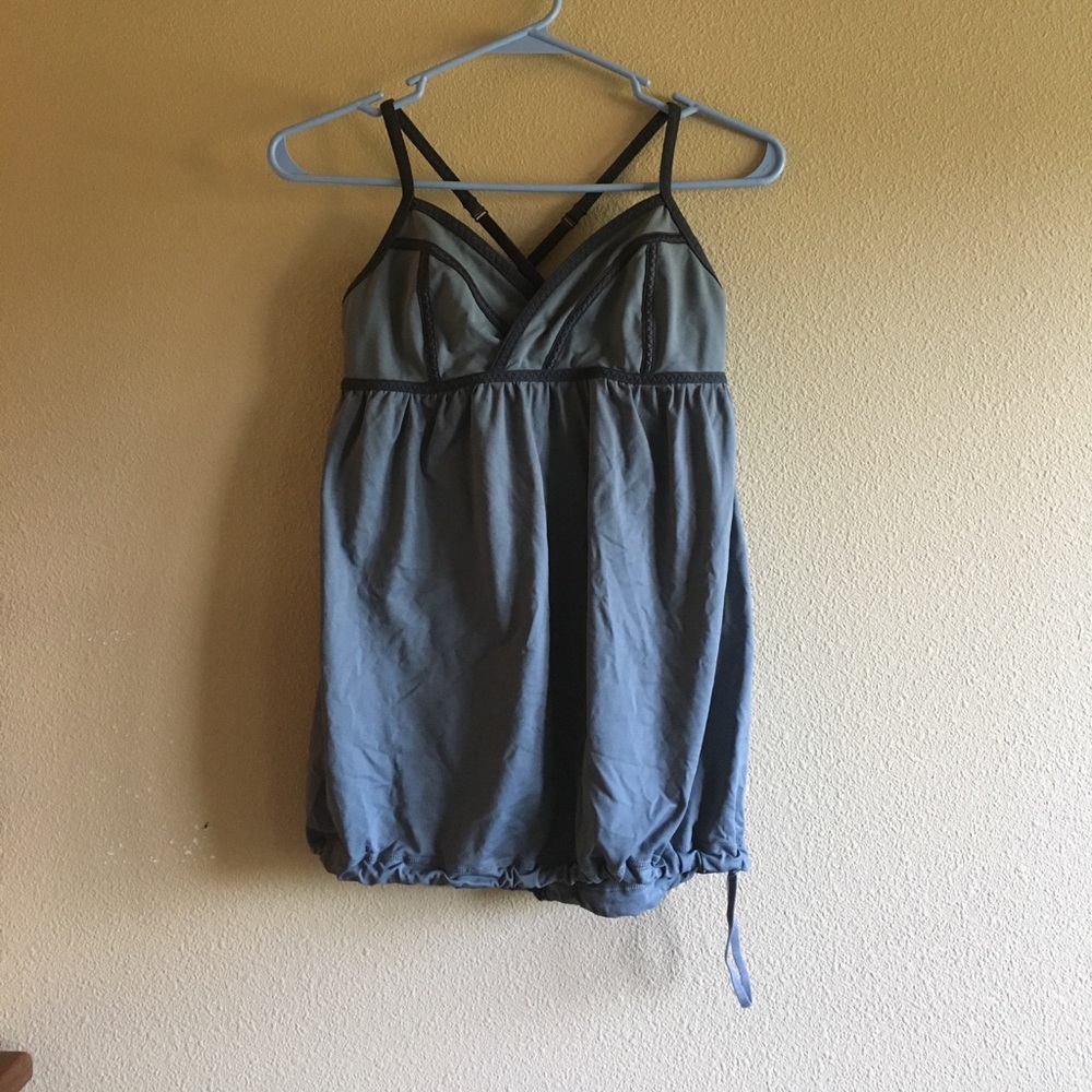 Lu Lu Lemon Gray Tank!