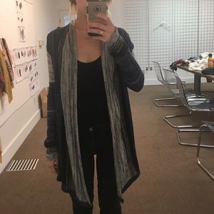 Lightweight striped cardigan