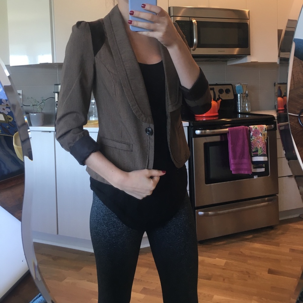 Brown blazer