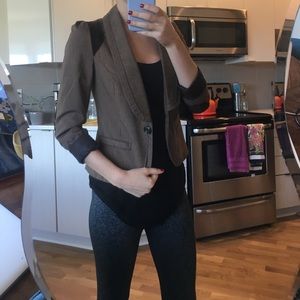 Brown blazer