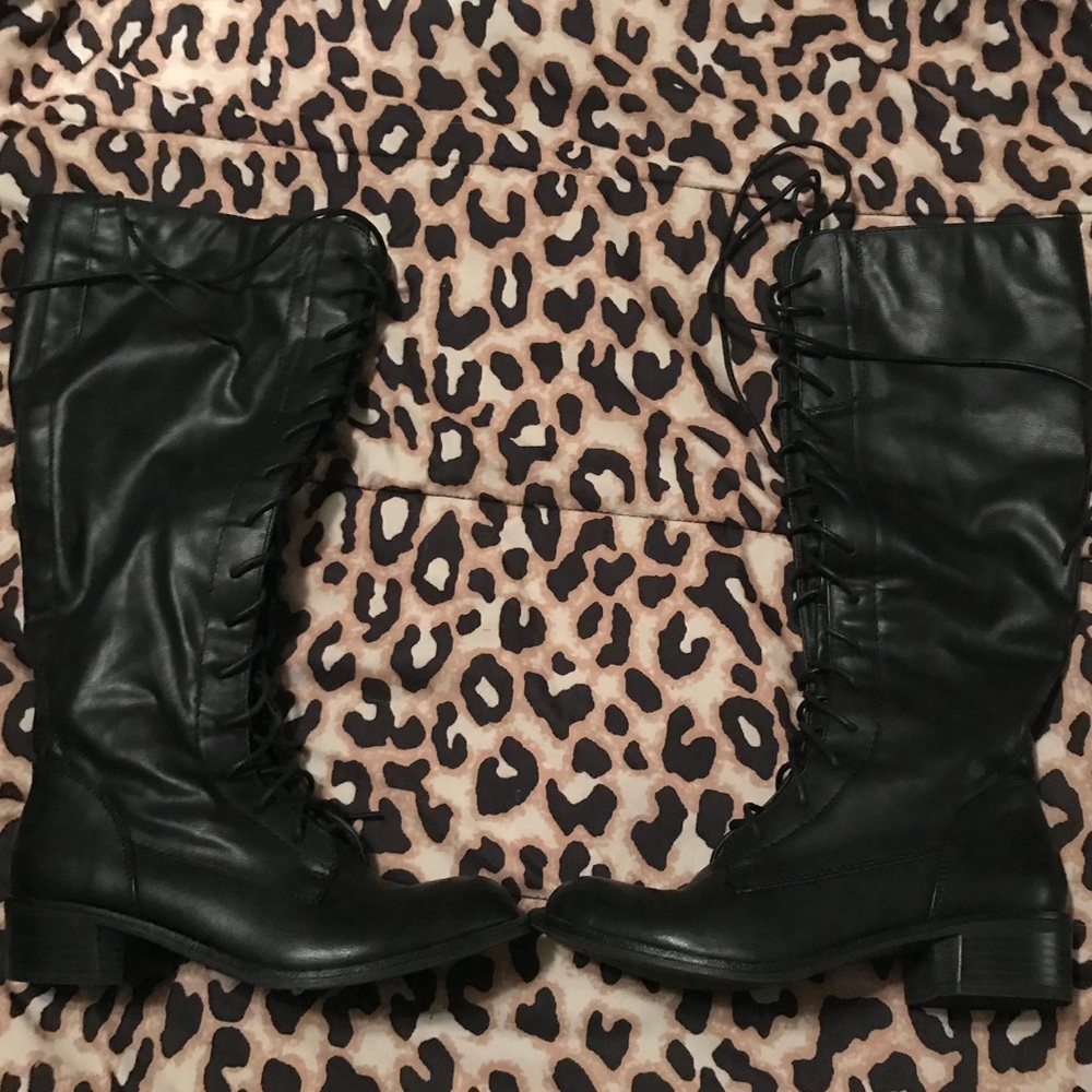 Black Combat Boots