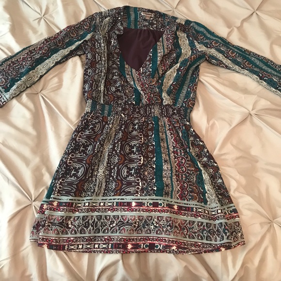 Multi color, long sleeve dress - Picture 1 of 3