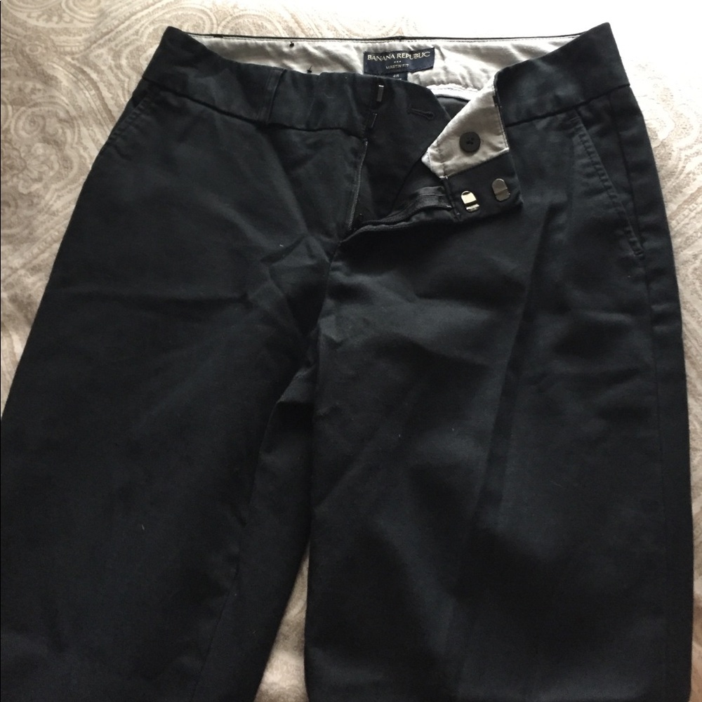 Banana Republic Martin Fit Cuffed Trousers