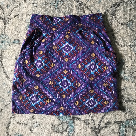 Aztec print bodycon skirt - Picture 1 of 1