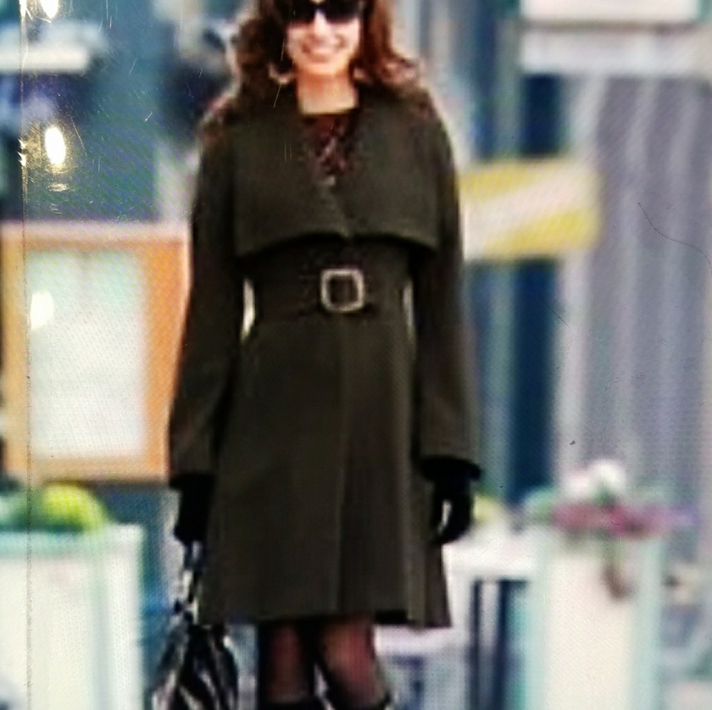 Jessica Simpson Grey peacoat XS