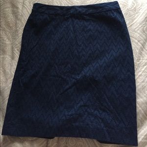 Banana Republic Navy Blue Pencil Skirt Size 2
